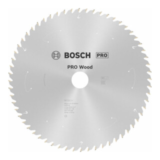 Bosch Kreissägeblatt Standard for Wood für Akkusägen 254x2.2/1.6x30, 60 Zähne