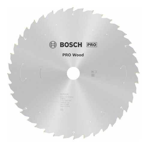 Bosch Kreissägeblatt Standard for Wood für Akkusägen 305x2.2/1.6x30, 40 Zähne