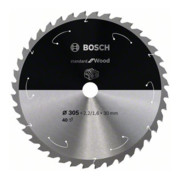 Bosch Kreissägeblatt Standard for Wood für Akkusägen 305x2.2/1.6x30, 40 Zähne