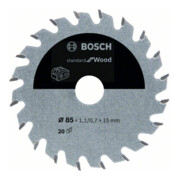 Bosch Kreissägeblatt Standard for Wood für Akkusägen
