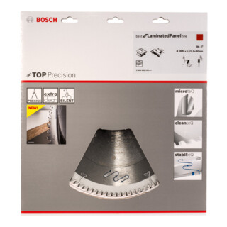 Bosch Kreissägeblatt Best Kunststoff Fein Für horizontale/vertikale Format- und Tischkreissägen 30 mm