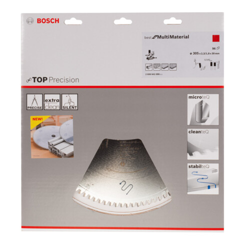 Bosch Kreissägeblatt Top Precision Best for Multi Material 305 x 30 x 2,3 mm 96
