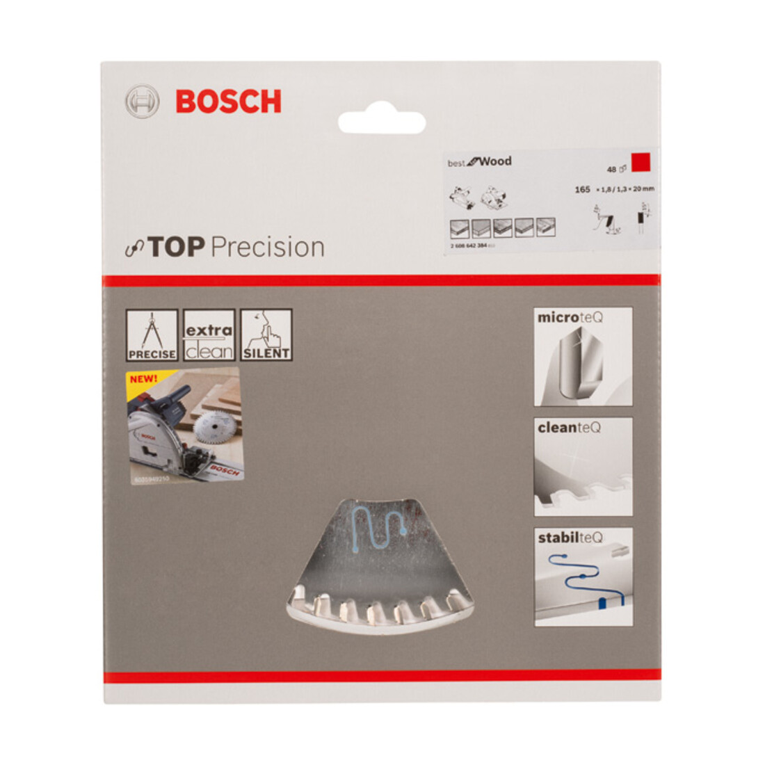 Bosch Kreissägeblatt Best Holz Für Tauch- und Handkreissägen 20 mm 1.8 mm 165 mm