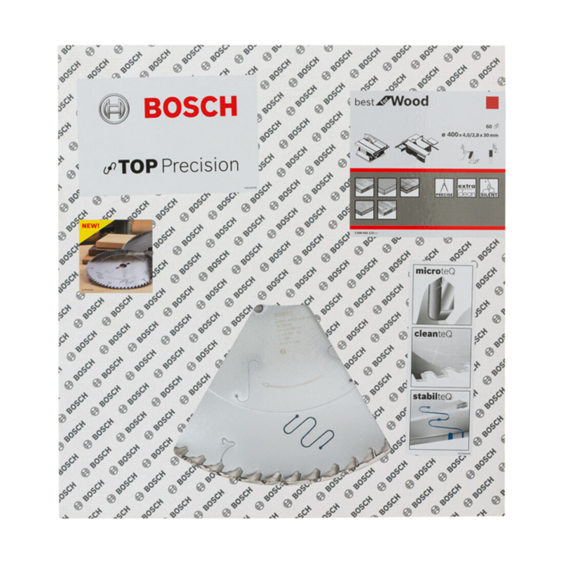 Bosch Kreissägeblatt Top Precision Best for Wood 400 x 30 x 4 mm 60