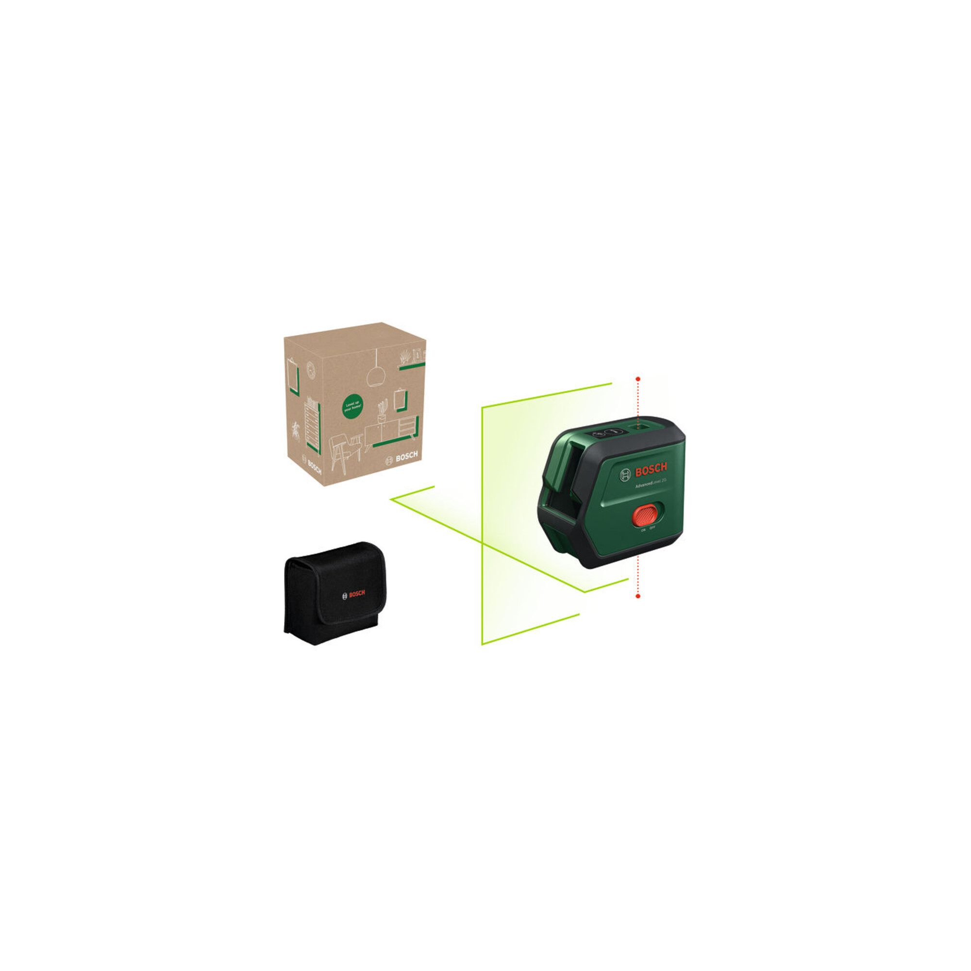 BOSCH Kreuzlinien-Laser AdvancedLevel 2G