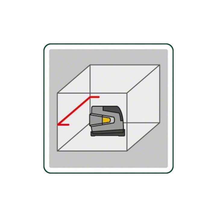 Bosch Kreuzlinien-Laser mit Lotfunktion PCL 20 Set