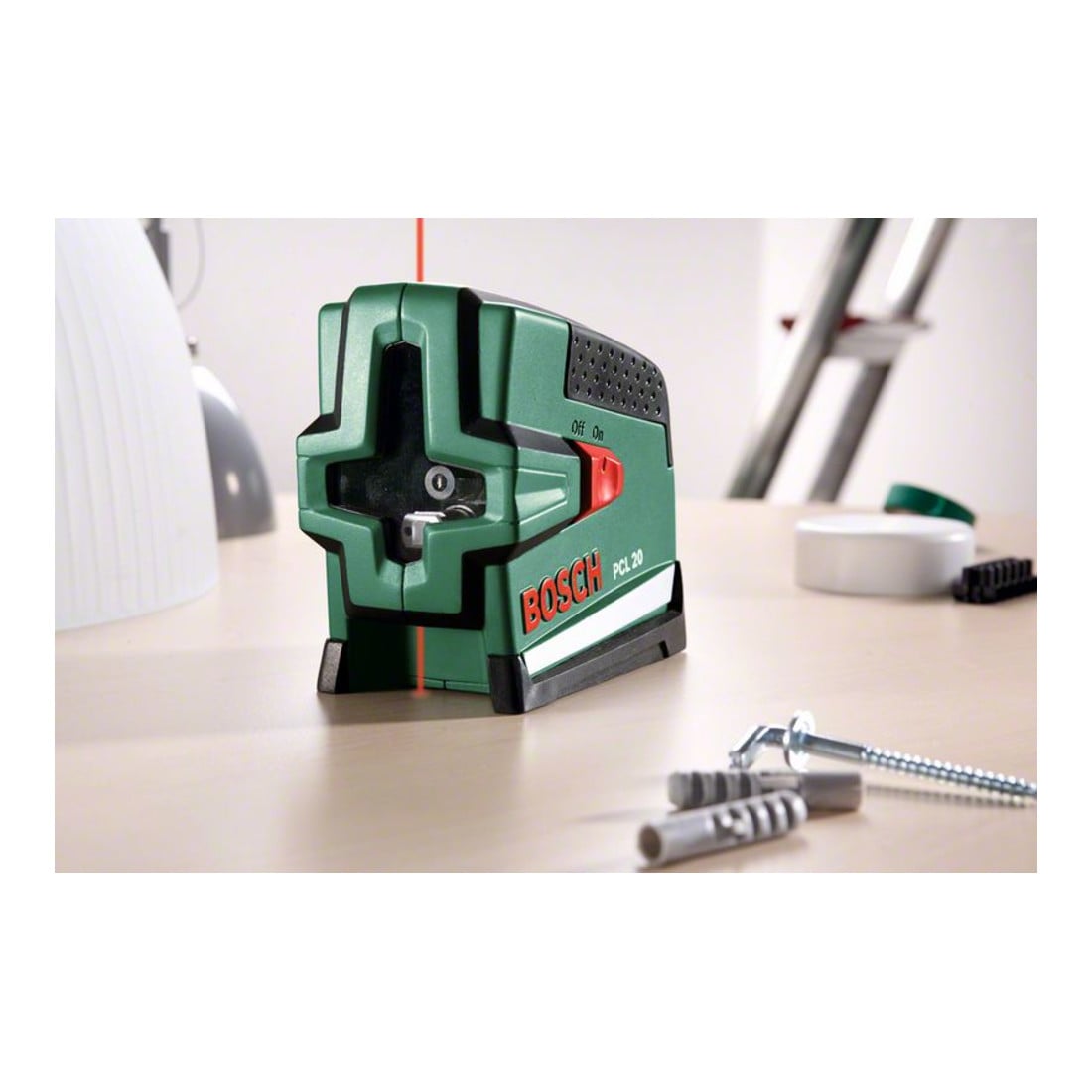 Bosch Kreuzlinien-Laser mit Lotfunktion PCL 20 Set