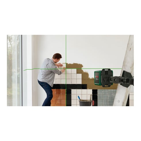 Bosch Kreuzlinien-Laser Quigo Green, eCommerce-Karton