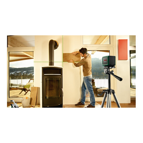 Bosch Kreuzlinien-Laser Quigo Green, eCommerce-Karton