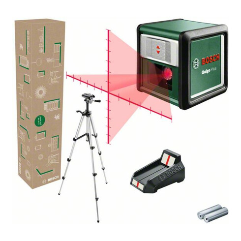 Bosch Kreuzlinien-Laser Quigo Plus, eCommerce-Karton