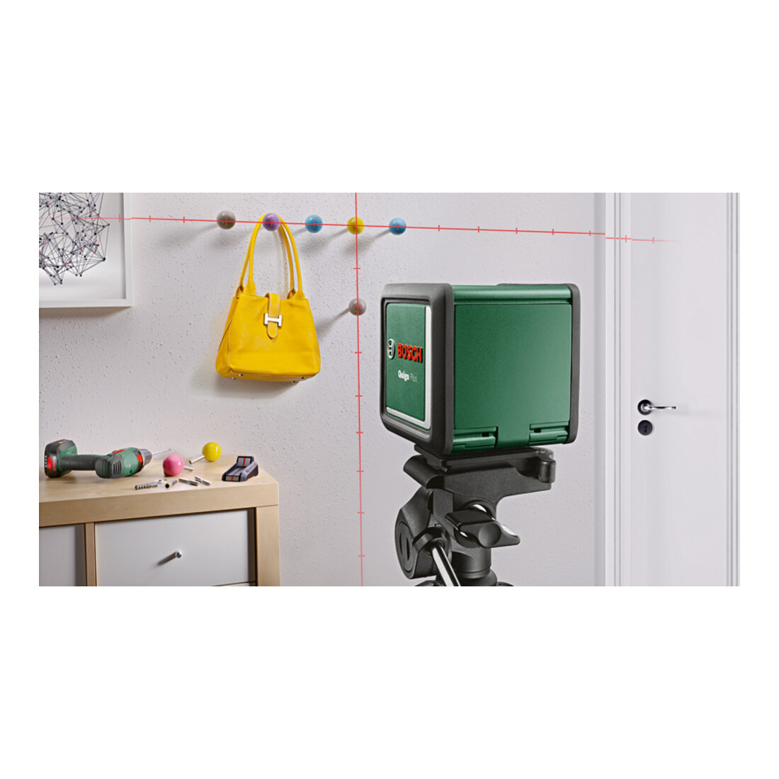 Bosch Kreuzlinien-Laser Quigo Plus, eCommerce-Karton