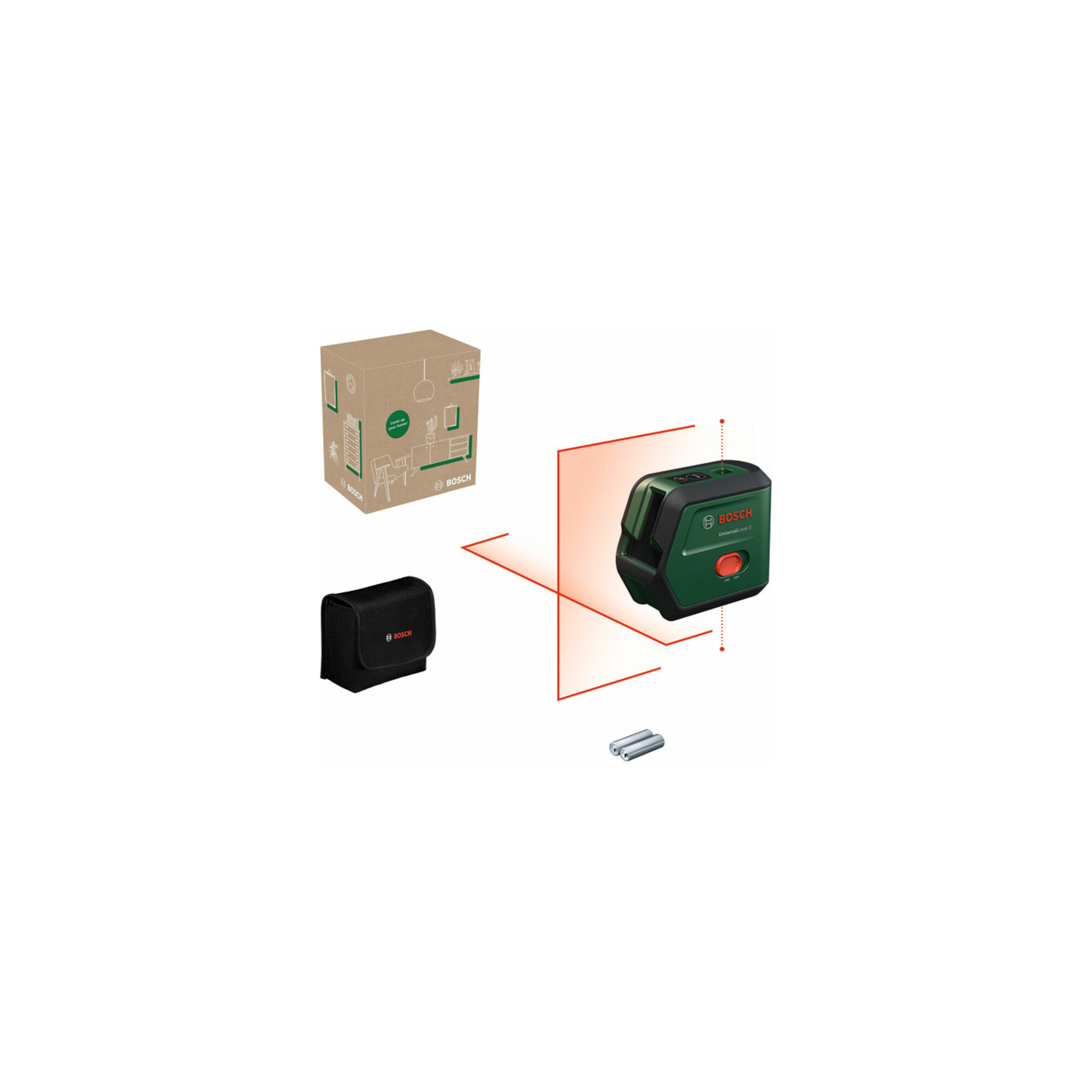 BOSCH Kreuzlinien-Laser UniversalLevel 2
