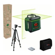 Bosch Kreuzlinien-Laser UniversalLevel 360 Set, Stativ TT 150, eCommerce-Karton