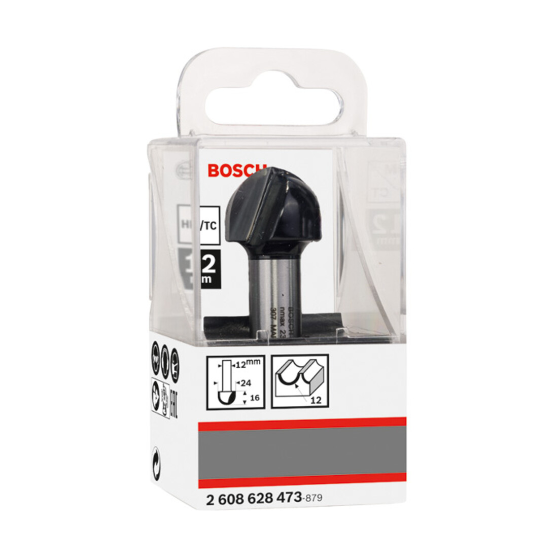 Bosch kromsnijder 12 mm R1 12 mm D 24 mm L 15,9 mm G 57 mm