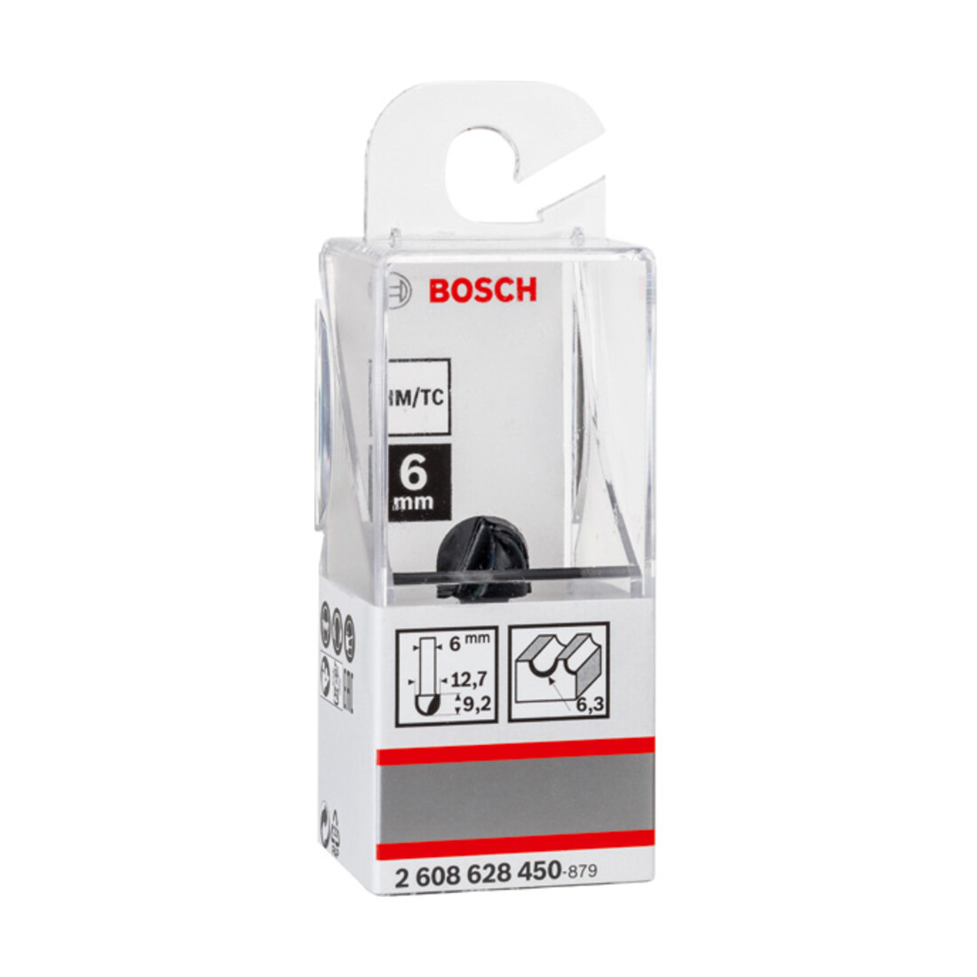 Bosch kromsnijder 6 mm R1 6,3 mm D 12,7 mm L 9,2 mm G 40 mm