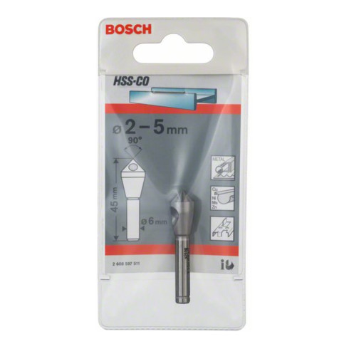 Bosch kruisgatverzinkboor HSS-E