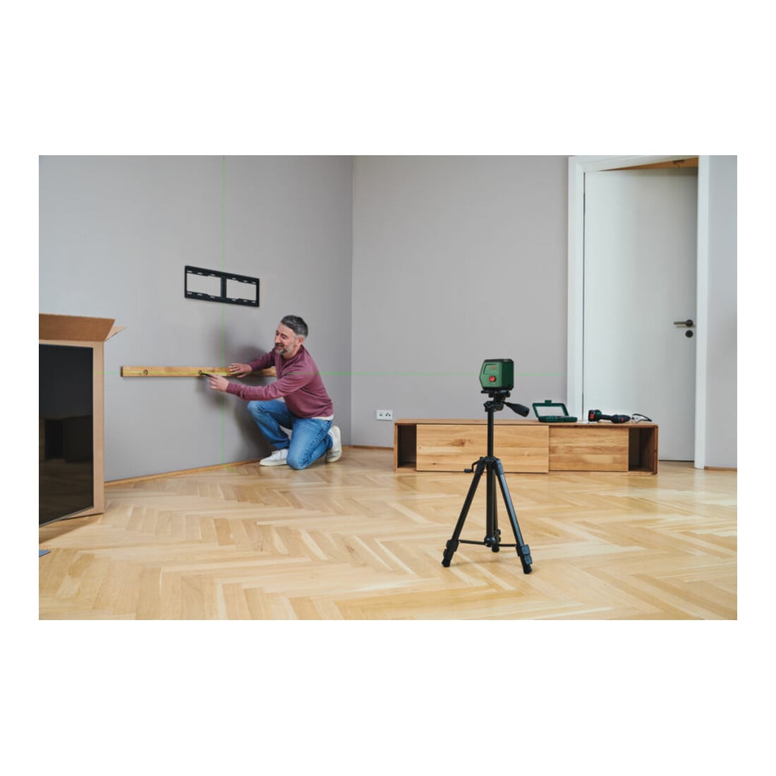 Bosch Kruislijnlaser AdvancedLevel 2G Set