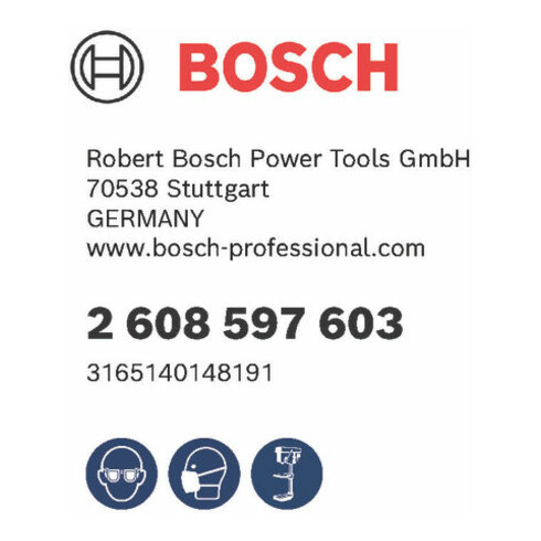 Bosch kunstboor HM