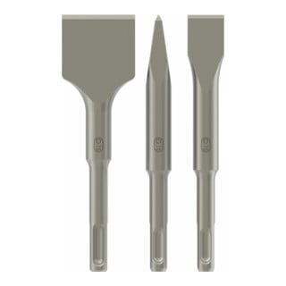 Bosch Kurzmeißel-Set mit SDS plus, 3-teilig, 140, 140 x 20 und 140 x 40 mm
