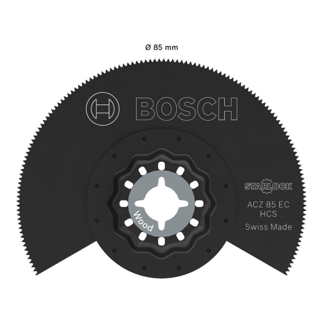 Bosch Lama a segmenti per legno ACZ 85 EC, Starlock, 85 mm, 10 pezzi