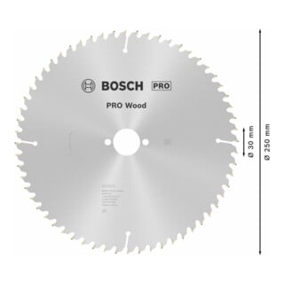 Bosch Lama circolare Standard Wood, per sega da banco, 30mm