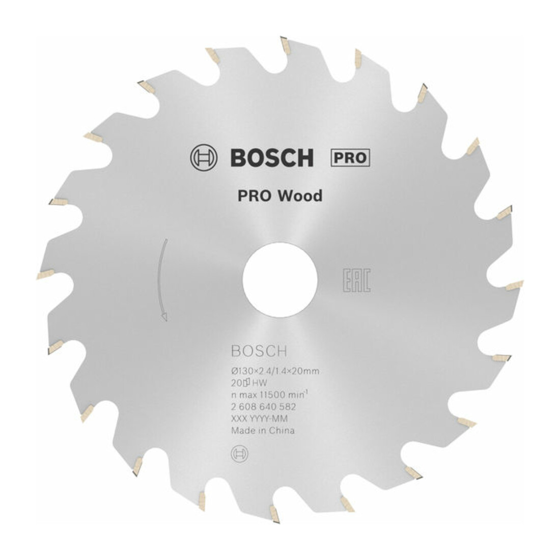 Bosch Lama circolare Optiline Wood, per seghe circolari manuali, 130x20/16x2,4mm 20
