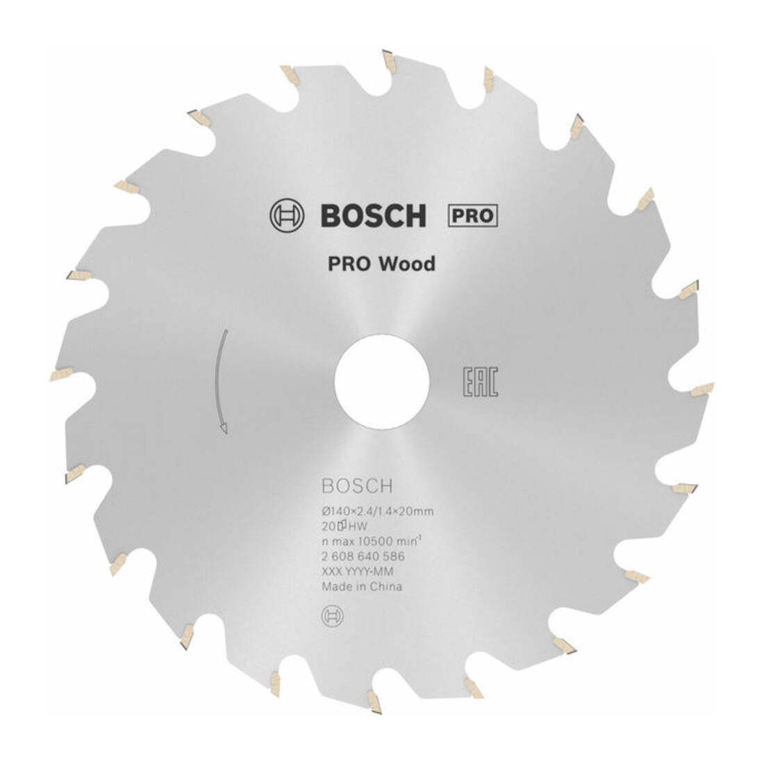 Bosch Lama circolare Optiline Wood, per seghe circolari manuali, 140x20/12,7x2,4mm 20