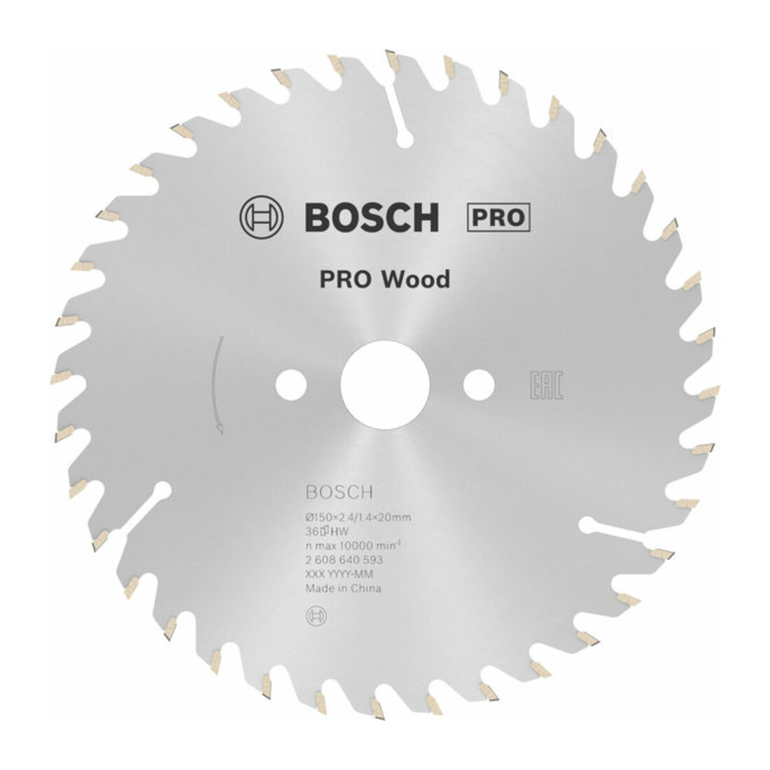 Bosch Lama circolare Optiline Wood, per seghe circolari manuali, 150x20/16x2,4mm 36
