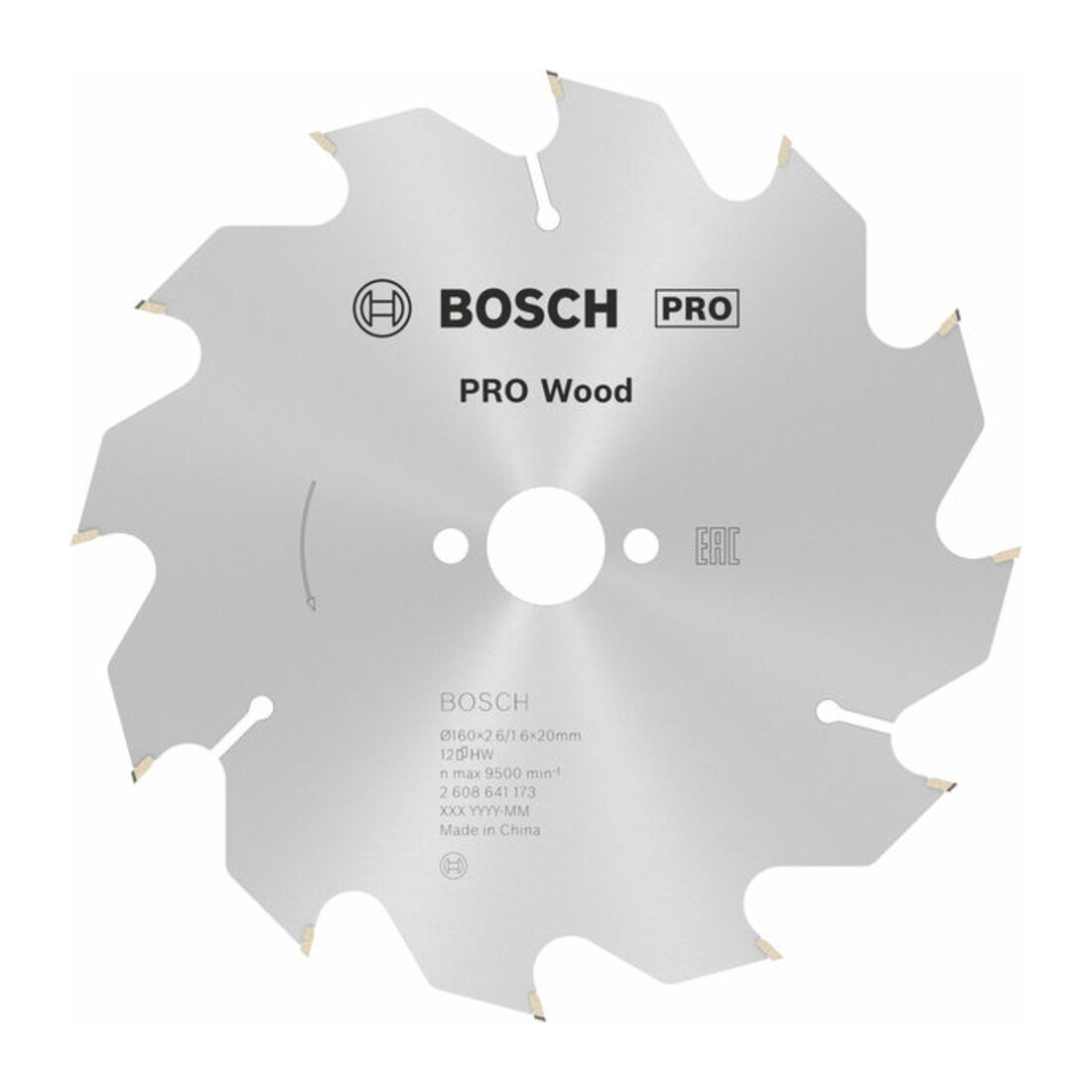Bosch Lama circolare Optiline Wood, per seghe circolari manuali, 160x20/16x2,6mm 12