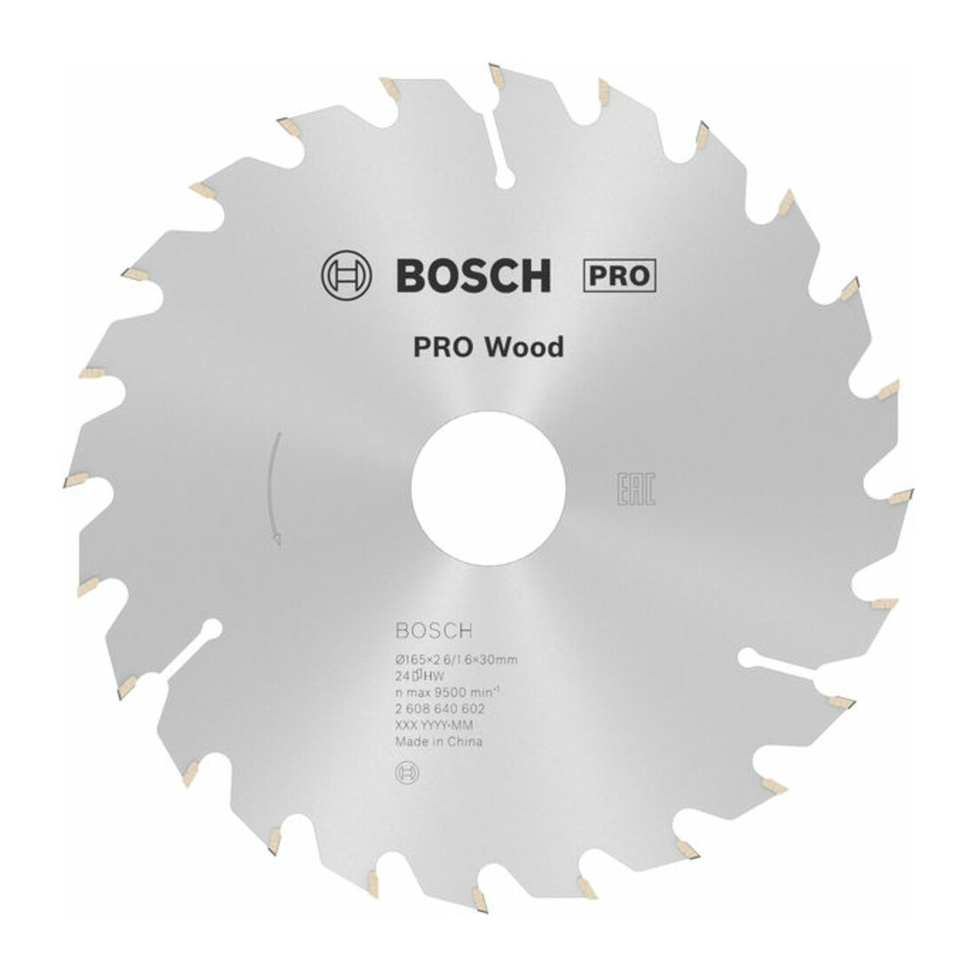 Bosch Lama circolare Optiline Wood, per seghe circolari manuali, 165x30x2,6mm 24