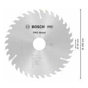 Bosch Lama circolare Optiline Wood, per seghe circolari manuali, 165x30x2,6mm 36-4