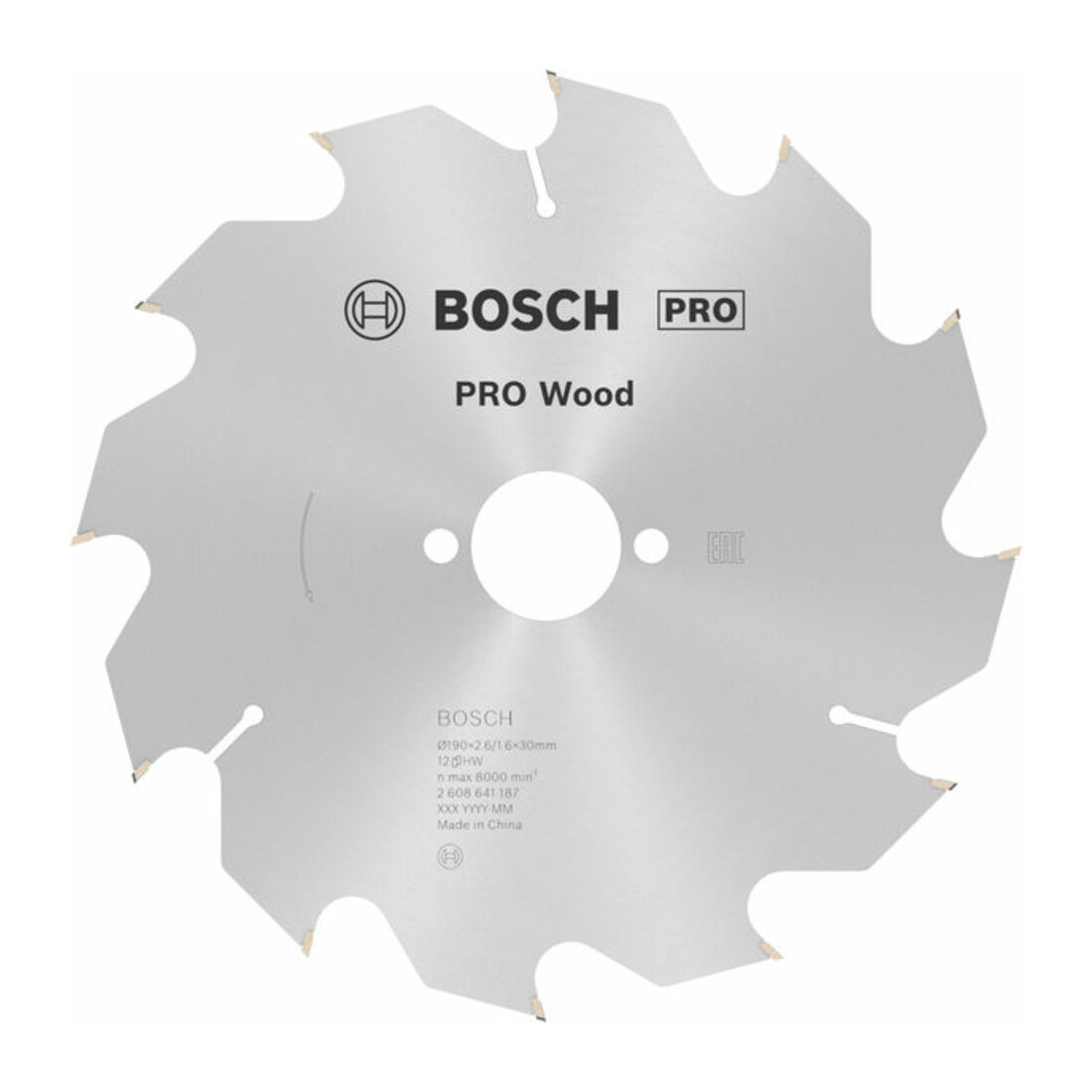 Bosch Lama circolare Optiline Wood, per seghe circolari manuali, 190x30x2,6mm 12