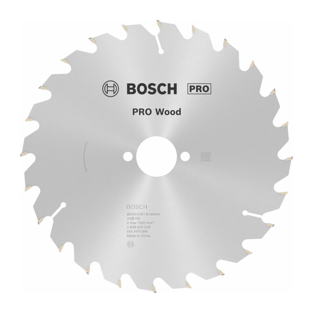 Bosch Lama circolare Optiline Wood, per seghe circolari manuali, 200x30x2,8mm 24