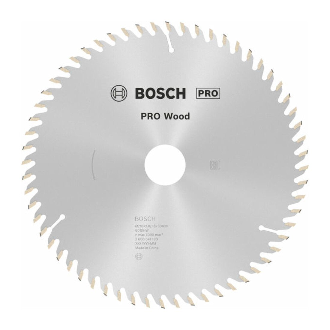 Bosch Lama circolare Optiline Wood, per seghe circolari manuali, 210x30x2,8mm 60