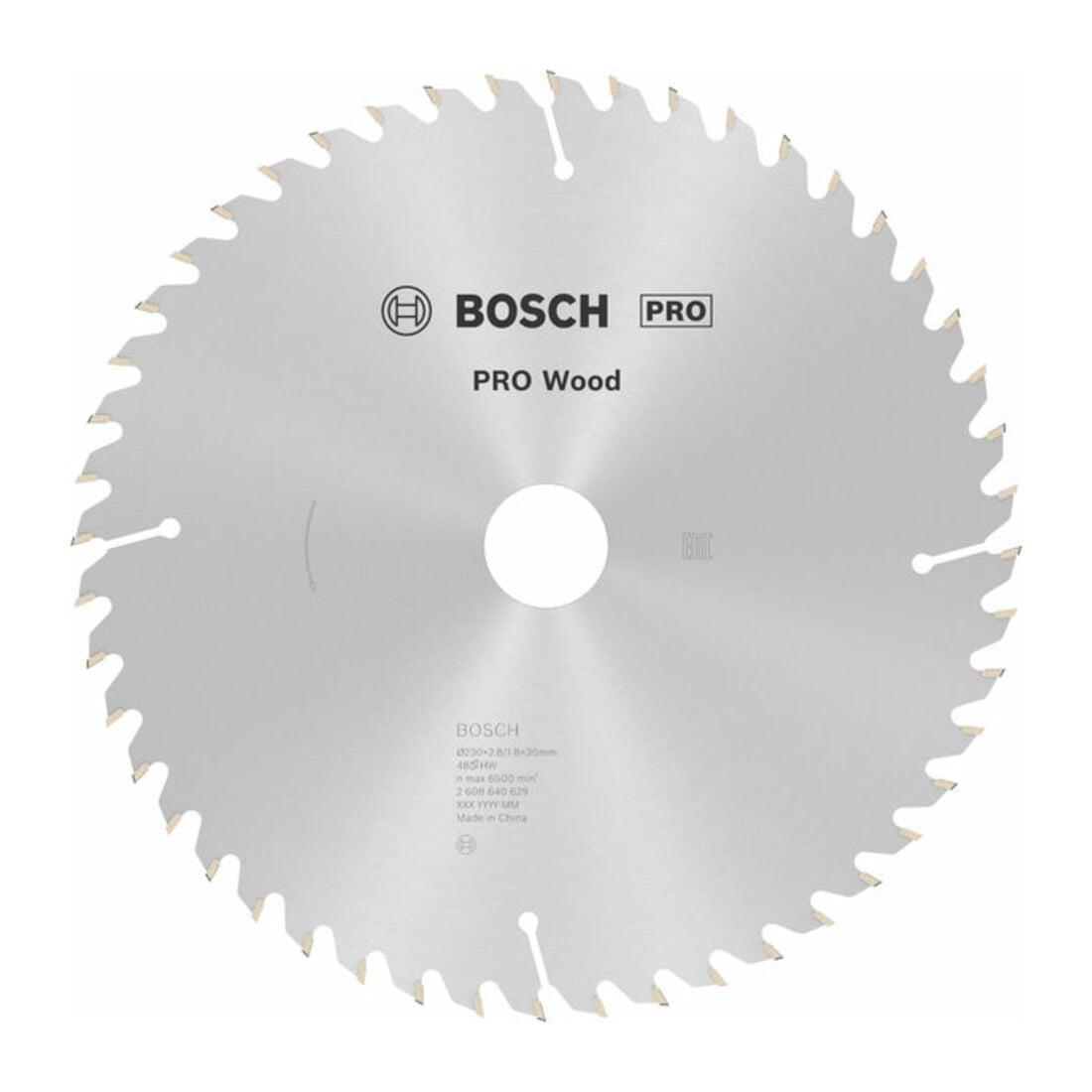 Bosch Lama circolare Optiline Wood, per seghe circolari manuali, 230x30x2,8mm 48
