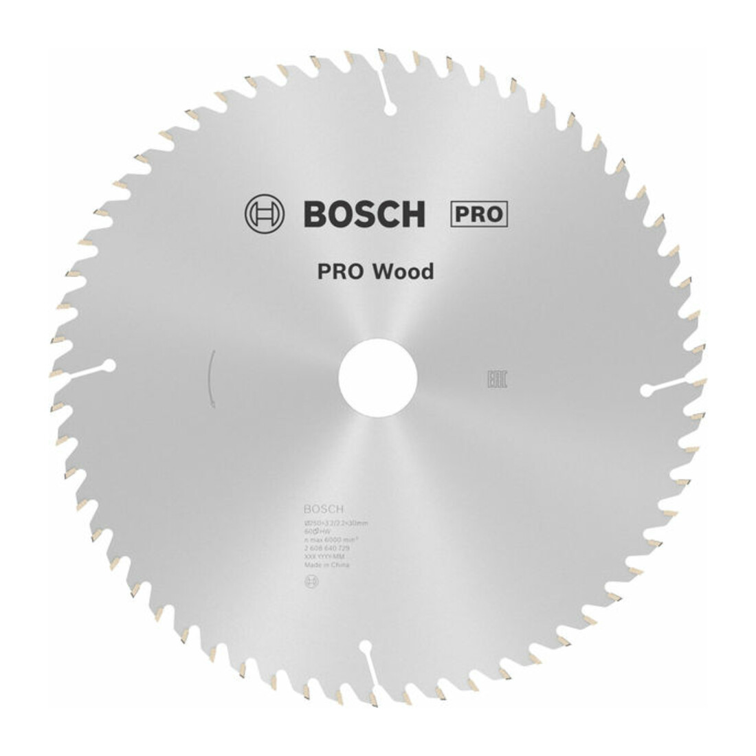 Bosch Lama circolare Optiline Wood, per seghe circolari manuali, 250x30x3,2mm 60