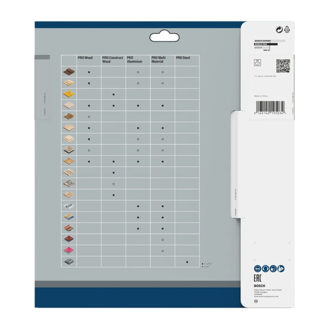 Bosch Lama circolare Optiline Wood, per seghe circolari manuali, 250x30x3,2mm 60