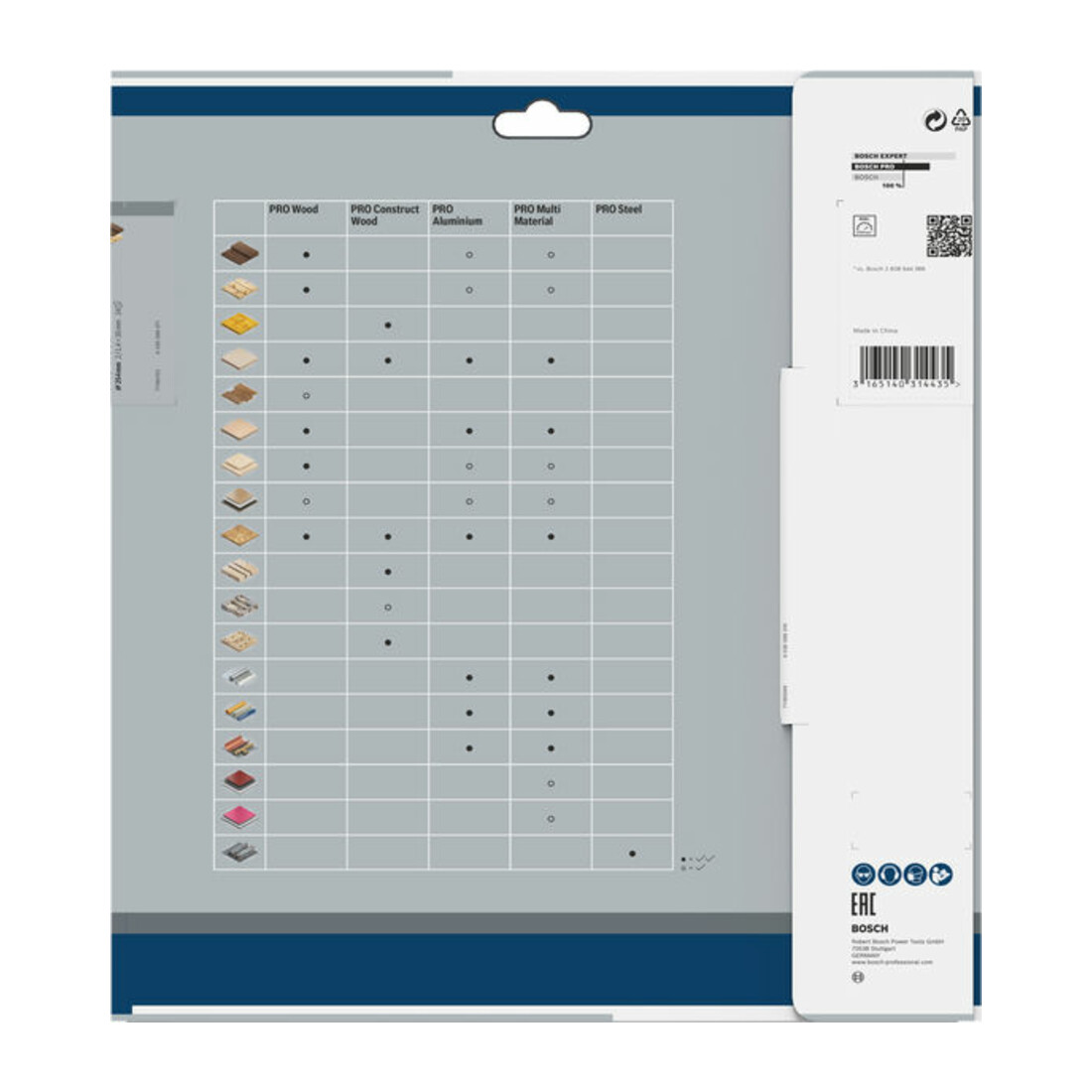 Bosch Lama circolare Optiline Wood, per seghe e troncatrici 254x30x2,0mm 24