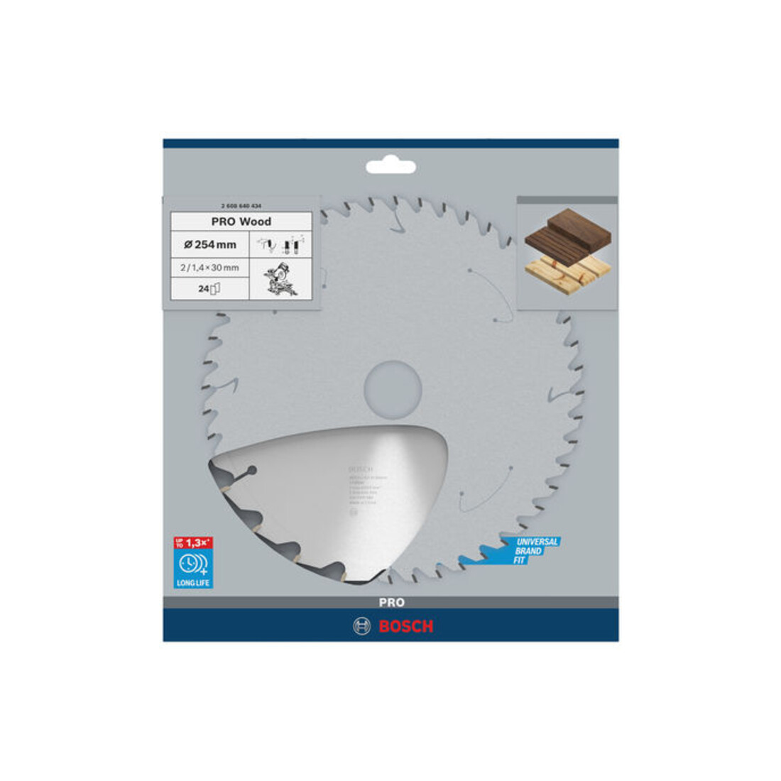 Bosch Lama circolare Optiline Wood, per seghe e troncatrici 254x30x2,0mm 24