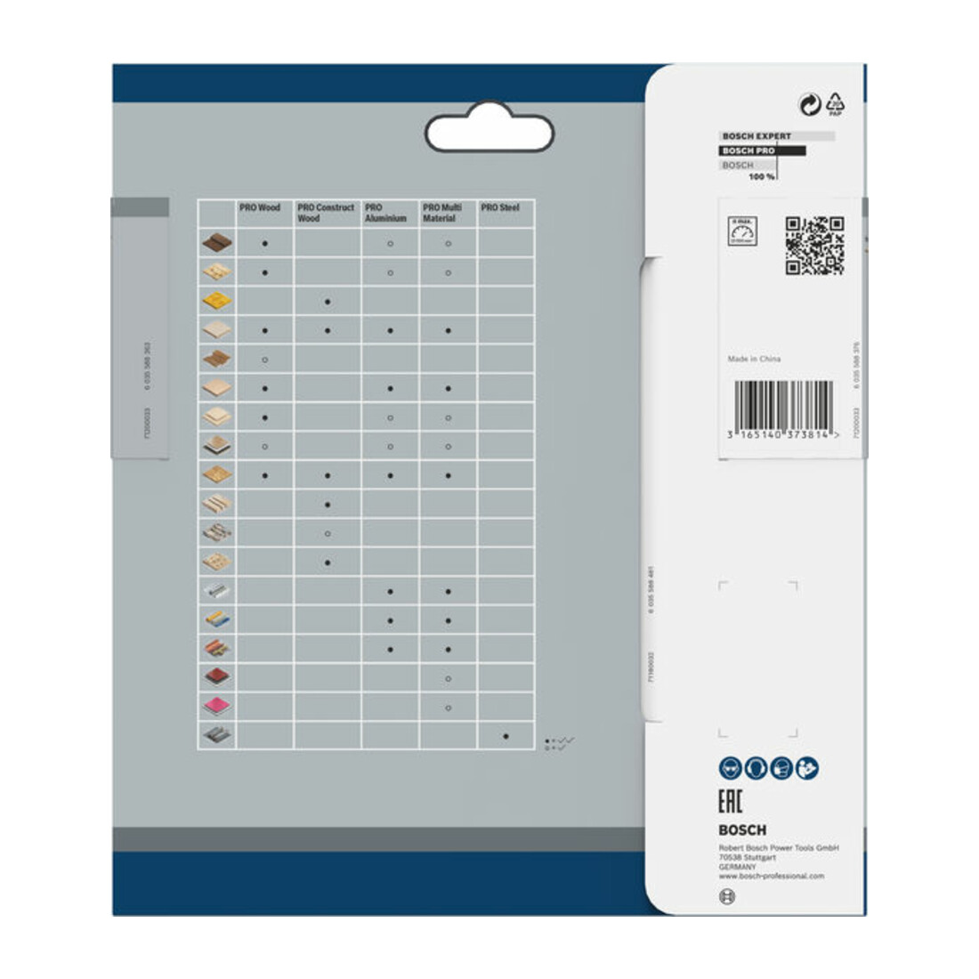 Bosch Lama circolare per sega Construct Wood, 150x20/16x2,4mm 12