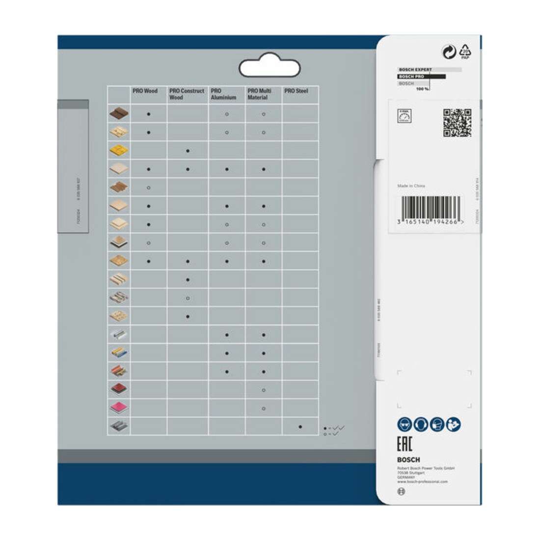 Bosch Lama circolare per sega Construct Wood, 190x30x2,6mm 12