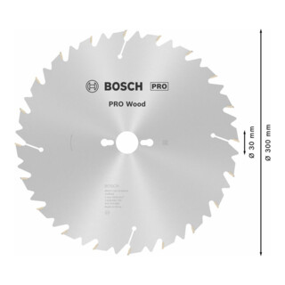 Bosch Lama circolare Standard Wood, per seghe circolari da banco 30mm