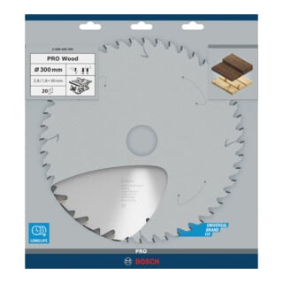 Bosch Lama circolare Standard Wood, per seghe circolari da banco 30mm