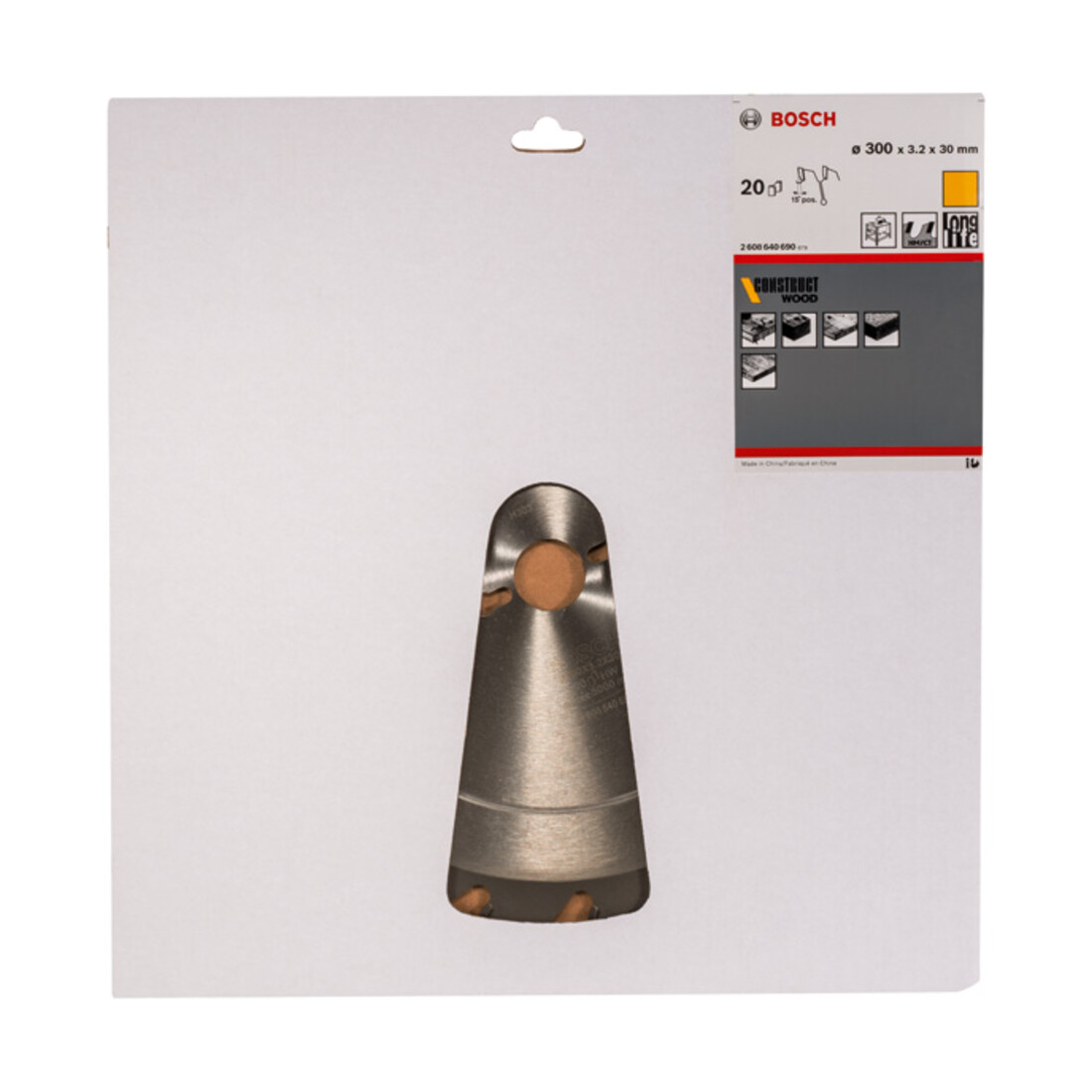 Bosch Lama circolare per sega Construct Wood, 300x30x3,2mm 20