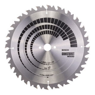 Bosch Lama circolare Standard Wood, per seghe circolari da banco 30mm
