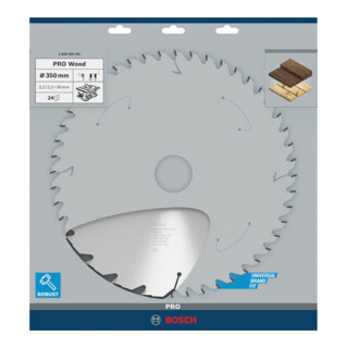 Bosch Lama circolare Standard Wood, per seghe circolari da banco 30mm