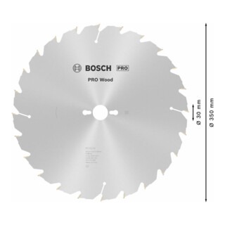 Bosch Lama circolare Standard Wood, per seghe circolari da banco 30mm