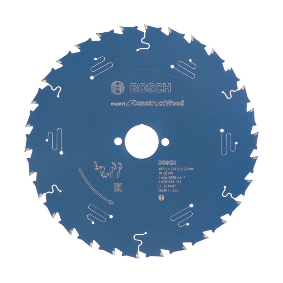 Bosch Lama circolare per sega Expert for Construct Wood, 210x30x2,0mm 30