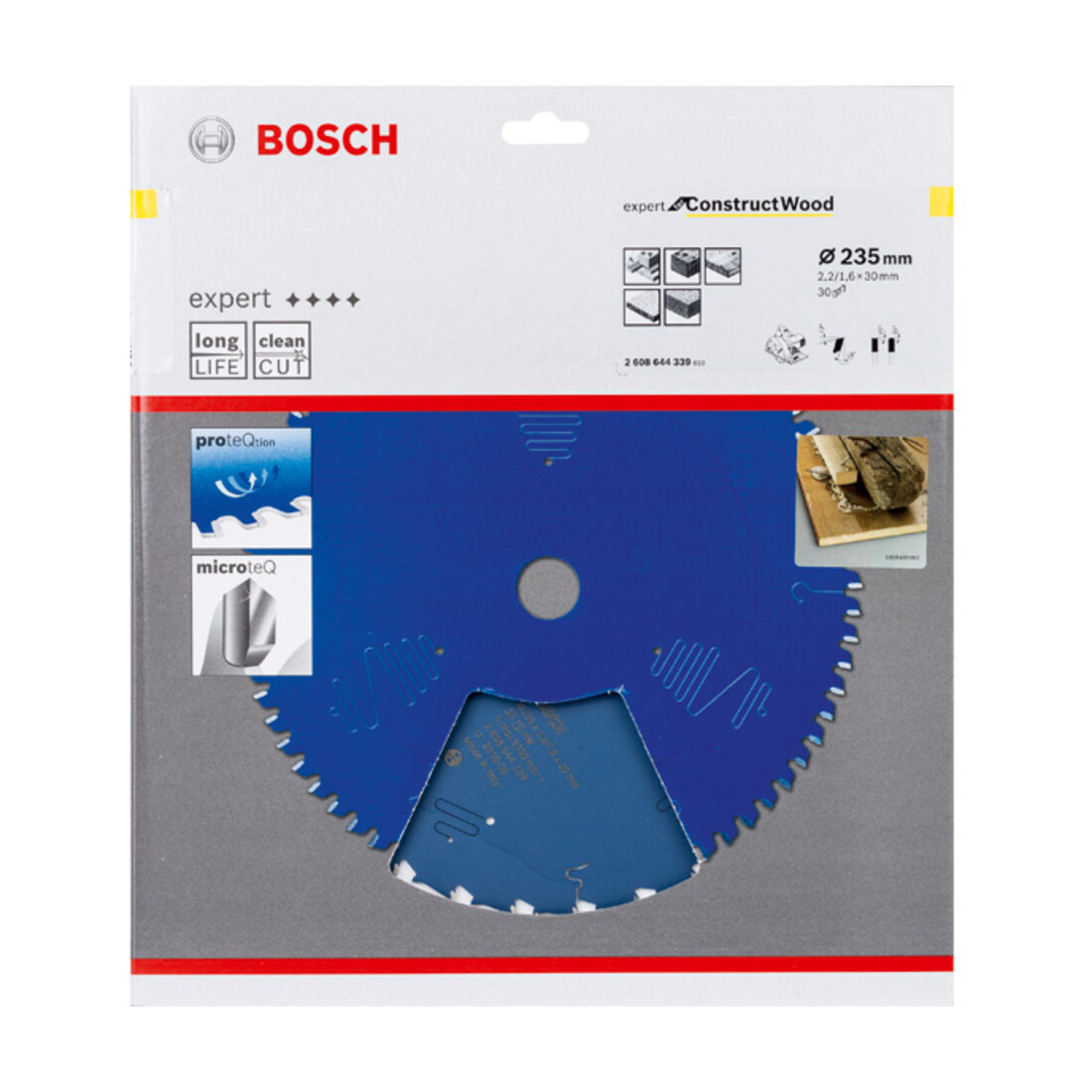 Bosch Lama circolare per sega Expert for Construct Wood, 235x30x2,0mm 30