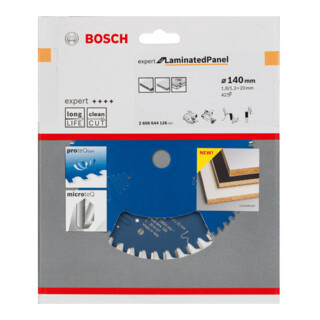 Bosch Lama circolare Expert per plastica, per seghe circolari a tuffo e portatili
